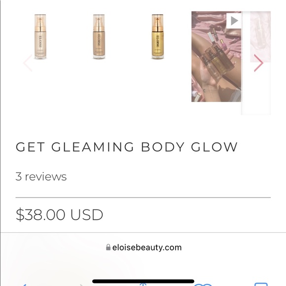 Eloise Get Gleaming Body Glow Illuminator - Brand New; Never Used - Picture 3 of 3